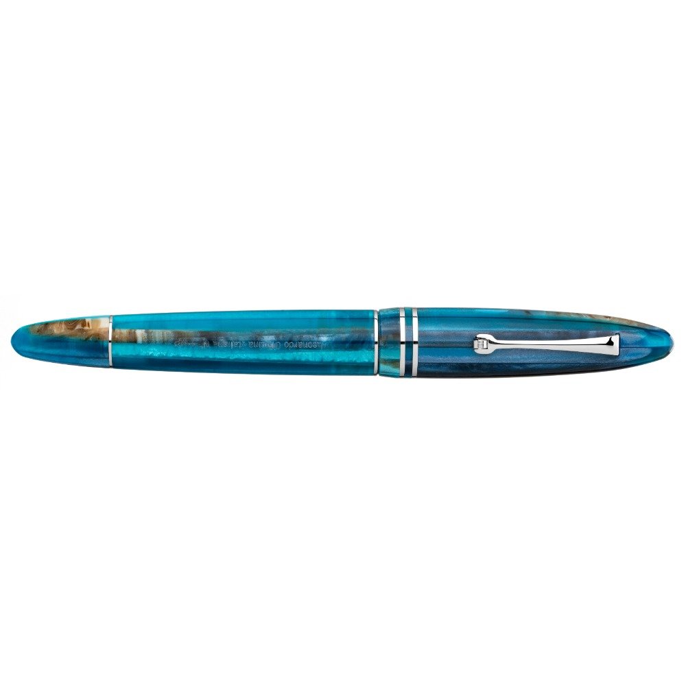 Leonardo Furore Grande Blue Hawaii ST Fountain pen - Vulpen Leonardo Furore Grande Blue Hawaii ST Fountain pen - Vulpen
